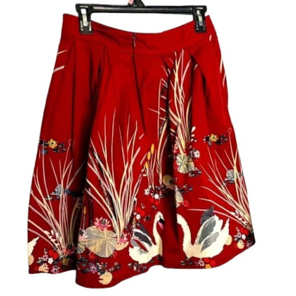 Burgundy Women’s Swan Skirt Size Small